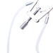 Lieberman Aspirating Adult K-Wire Speculum With Adjustable Mechanism, Kratz-Style Open Wire Blades Angled Downward Towards Towards The Temple - 11-2-6282