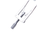 Lieberman Adult K-Wire Speculum With Adjustable Mechanism, Kratz-Style Open Wire Blades Angled Downward Towards The Temple, Blade Length Of 15mm, Overall Length Of Speculum Is 3"" (76mm) - 11-2-6782