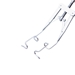 Lieberman Adult Flat K-Wire Style Speculum With Adjustable Mechanism, Kratz-Style Open Wire Blades Angled Downward Towards The Temple, Blade Length Of 15mm, Working Length Of Speculum Is 2 1/2""  (62mm) - 11-2-6783