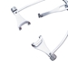 Maumenee-Park Eye Speculum With Canthus Hook And Fenestrated Blades, Blade Length Of 15mm, Spread Of 44mm, Overall Length Of 3 1/4"" (83mm) - 11-2-6921