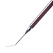 Rosenwasser Style DALK Type Corneal Trisector Spatula Angled 12mm Long With Blunt Crescent Flat Beveled Tip 0.9mm Overall Length 4 1/2"" - 11-4-2986