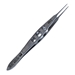 Castroviejo Suturing Forceps 0.3mm With Three-Holed Handle, 1 X 2 Teeth, 20mm Straight Shafts, And An Overall Length Of 4 1/4" (110mm) - 11-6-3621