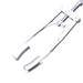 Arnold Guarded Adult Solid Blade Speculum With Adjustable Mechanism, Angled Up Towards The Bridge Of The Nose, Blade Length Of 14.5mm, Blade Width Of 0.6mm, 40mm Spread, And Overall Length Of Speculum Is 3" (75mm)  - 15-2171AS