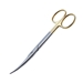 Mayo Dissecting Scissor TC Straight with Tungsten Carbide Inserted Blades Overall Length Is 5 1/2" (140mm) With Gold Ring Handles - 19-132367