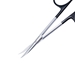 Stevens Tenotomy Super Cut Scissors Curved 4 1/2" (115mm) Sharp Tip Blades, Bottom Blade Serrated With Black Colored Rings For Identification - 19-133169