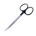 Stevens Tenotomy Super Cut Scissors Curved 4 1/2" (115mm) Sharp Tip Blades, Bottom Blade Serrated With Black Colored Rings For Identification - 19-133169