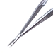 Castroviejo Needle Holder Extra Delicate Straight With Lock, 10.5mm Smooth Jaws, Extra Delicate 1.2mm Tips, And An Overall Length Of 5 1/2: (140mm), On A Flat Serrated Spring Handle - 466517J