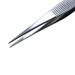 Wills Hospital Utility Forceps, Serrated Handle With Polished Finish, Straight Shafts, 13mm Crisscross Serrated Platform, And Overall Length Of 4 1/4" (110mm) - 5-2011