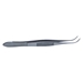 Curved Dressing Forceps With Serrations, Serrated Handle With Polished Finish, Delicate Strong Curved Serrated Tips, And Overall Length Of 4" (100mm)  - 5-2519