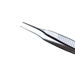 Graefe Straight Iris Forceps With Teeth, Serrated Handle With Polished Finish, Straight Tips, Fine 1 X 2 Teeth, And Overall Length Of 2 7/8" (70mm) - 5-2595