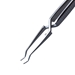 Rizzuti Superior Rectus Forceps, Serrated Cross Action Handle With Polished Finish, 45 Degree Angled Shafts, 7mm From Tip To Bend, Tips Curved With 1 X 2 Teeth, And Overall Length Of 3 3/4" (96mm) - 5-2703