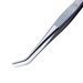 Nugent Utility Forceps, Serrated Handle With Polished Finish, 45 Degree Angled Shafts, 10mm Smooth Jaws, And Overall Length Of 4 1/4" (110mm) - 5-2901