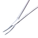 Halstead Curved Hemostatic Mosquito Forceps, Ring Handle With Dull Finish, Ratchet Lock, Curved 21mm Serrated Jaws, And Overall Length Of  5" (127mm) - 5-4033