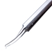 Nordan Colibri Forcep, Flattened Round Knurled Handle With Dull Finish, Alignment Pin, Colibri Style Tips, 1x2 (0.12mm) Teeth, And Overall Length Of 4 1/4" (104mm) - 5-4298