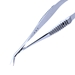 Vannas Angled to Side Capsulotomy Scissors, Serrated Handle With Polished Finish, 6mm Blades, Sharp Pointed Tips, 9mm Mid Screw To Tip, And Overall Length Of 3 1/4" (80mm) - 5-4490