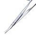 Stevens Curved Tenotomy Scissors, Ribbon Style Ring Handle, Polished Finish On Curved Blades, Heavy Model, Blunt Tips, 19mm Mid Screw To Tip, And Overall Length Of 3 3/4" (98mm)  - 5-4663