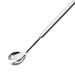 Wells Enucleation Spoon Smooth And Flat Handle With Polished Finish 21mm Wide Curved Spoon With 5mm X 10mm Notch Overall Length of 5 3/4" (145mm) - 5-4831