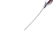 Weil Lacrimal Cannula, 21 Gauge Cannula With Polished Finish, Blunt Tip, Top Port, Curved Shaft, And Excluding Hub Overall Length Of 1 1/4" (34mm)  - 5-5519