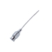 Weil Lacrimal Cannula, 21 Gauge Cannula With Polished Finish, Blunt Tip, Top Port, Curved Shaft, And Excluding Hub Overall Length Of 1 1/4" (34mm)  - 5-5519