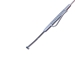 Schocket Double Ended Scleral Depressor On Serrated Handle With Pocket Clip Double-End Depressor And Marker With Rounded End, 6mm Wide Bar, With A 2.5mm Teardrop Shape Tips, And Overall Length Of 5 1/4" (135mm) - 5-6219