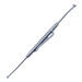 Schocket Double Ended Scleral Depressor On Serrated Handle With Pocket Clip Double-End Depressor And Marker With Rounded End, 6mm Wide Bar, With A 2.5mm Teardrop Shape Tips, And Overall Length Of 5 1/4" (135mm) - 5-6219