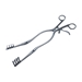 Beckman Retractor With Overall Length 12 1/4" (310mm) With Hinged Blades 4x4 Blunt Prongs Blades Are (B) 1" (25mm) Depth x (A) 1" (25mm) Height Maximum Opening: 5 1/3" (135mm)  Hinged Arm Length 3 1/2" (89mm) - 846-8824