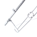 Schott Eye Speculum Fenestrated With Aspiration Wire Blade, With Round Pole Rotatable Adjustment 13mm Wide Blades For Children  - M15-928