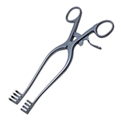 Adson Retractor WIth Overall Length 7 1/2" (191mm) Straight Wi 