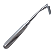 Aufricht Nasal Retractor, Bruns Style Handle, Angled Tapered Blades, 10mm Wide By 45mm Long, Overall Length 7-1/8" (182mm) 