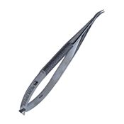 Barraquer Micro Surgical Needle Holder, Delicate, Curved, With 