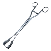 Billroth Tumor Forceps, 4 x 4 Teeth, Sharp, Ratchet, Overall Length 10-1/2" (267mm) 