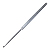 Bishop Bone Curette, Round Cup, Size 2, Overall Length 6-1/4" (159mm) 