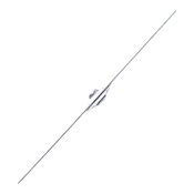 Bowman Lacrimal Probe, Size 3/4, Malleable Sterling Silver, Overall Length 5.6" (142mm) 