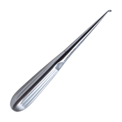 Brun (Spratt) Curette Angled Forward With Hollow Handle And Oval Cup Size #0000 