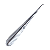 Brun (Spratt) Curette Angled Forward With Hollow Handle And Oval Cup Size #2 