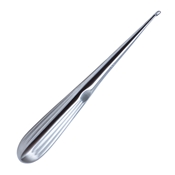 Brun (Spratt) Curette, Size 00, Straight, Oval Cup, Overall Length 6-3/4" (171mm) 