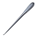 Brun (Spratt) Curette With Hollow Handle And Oval Cup With Overall Length 9" (229mm) Reverse Angled 45? #3/0 - N-1370SEC