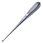 Bruns Oval Cup Curette Straight Size 0 With Overall Length Of 8" (203.cm)  