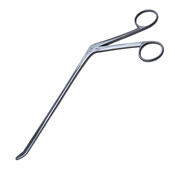 Cushing Intervertebral Discectomy Rongeur, Angled Up 45 Degrees, 2mm X 10mm Jaws, Two Ring Handles, Working Length 7" (178mm) 