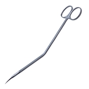 Dandy Trigeminal Scissors 7" (185mm), Curved, with Backward Angled Handles 