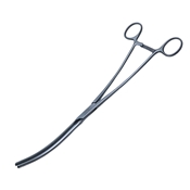 DeBakey Aortic Aneurysm Clamp Silghtly Cuved Shanks With Curved  Jaw Length 4" (100mm) With Overall Length of 12" ( 305mm) 