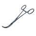 DeBakey Curved Periperal Vascular Clamp Cuved Jaw Length 1 7/8" (48mm) Overall Length 6" (150mm) Straight Shanks  - 38-8266BX