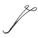 DeBakey Tangential Occlusion Clamp 1 7/8" Curved Jaw, Depth 5/8" With Overall Length of 10 1/4" (26cm)  - 38-8303BX