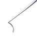 Deschamps Ligature Needle Carrier Right Hand Sharp Overall Length 8" (200mm) On Flat Handle - D2562