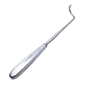 Deschamps Ligature Needle Carrier Right Hand Sharp Overall Length 8" (200mm) On Flat Handle 