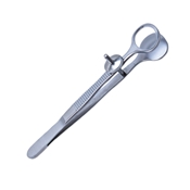 Desmarres Chalazion Forcep Overall Length 3-1/2" (89mm), Small Inside Ring 11 X 17 mm 