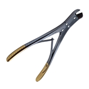 Double Action Wire Cutter 7" (180mm) Angled Jaw, Side-Cutting With Tungsten Carbide Inserts, Maximum Capacity .062" (1.6mm) 