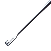 Double Prong Micro Hook Blunt 2mm Between Prongs, 5 5/8" (14.3 