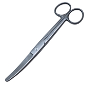 Doyen Gynecological Scissors 6 7/8" Curved  