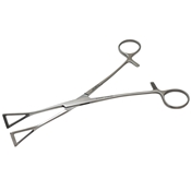 Duval Lung Grasping Forcep Serrated Triangular Jaw 25mm and Overall Length 8" 20cm  